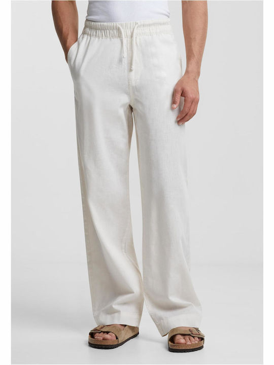 Trousers in Loose Fit Whitesand