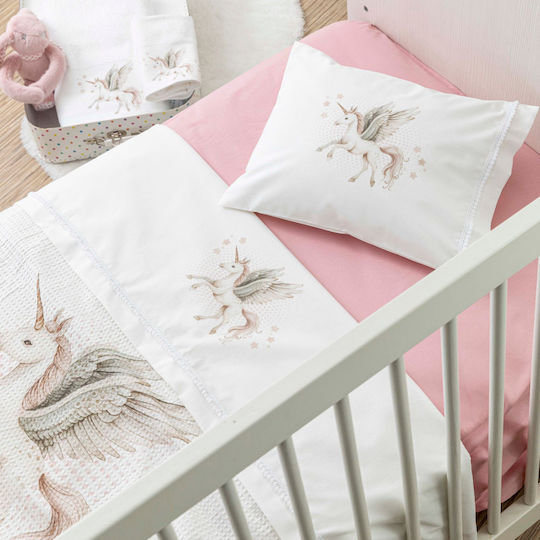Borea Set Lenjerie De Patut Bebe Roz 120x160 Cm Borea Set Lenjerie De Patut Bebe Roz 120x160 Cm