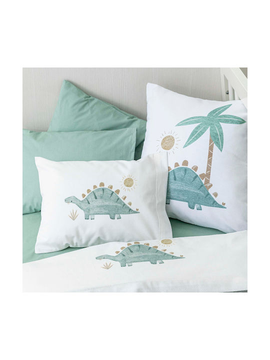 Borea Baby Sheets Set Crib Cotton Green 120x160cm 3pcs