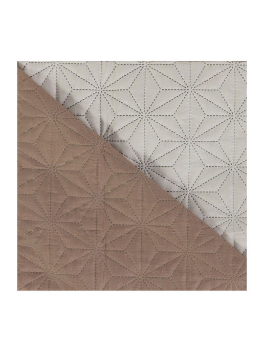 Borea Stellar Coverlet Queen Size from Polyester Light Grey-Grey 220x240cm