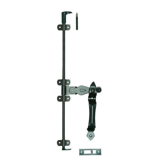 Black Galvanized Shutter Rod Zogometal 0080