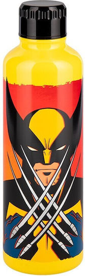 Paladone Wolverine Παιδικό Παγούρι Ανοξείδωτο με Βιδωτό Καπάκι Non Spill 500ml (Διάφορα Σχέδια/Χρώματα)
