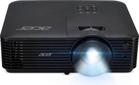 Acer X1328AF MR.JXU11.001 Mini 3D Projektor DLP HD mit Eingebauten Lautsprechern Schwarz