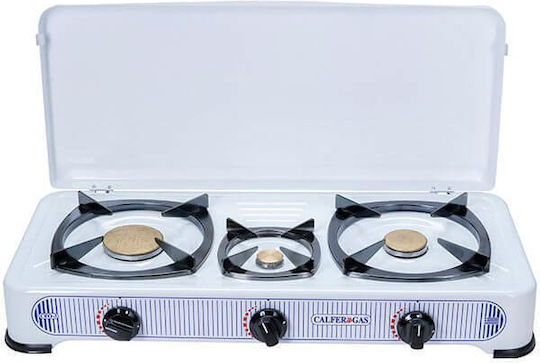 Countertop Burner Flüssiggas Triple Weiß