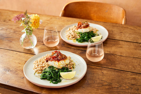 Jamie Oliver Teller Untiefe Keramik Rosa mit Durchmesser 27cm 4Stück