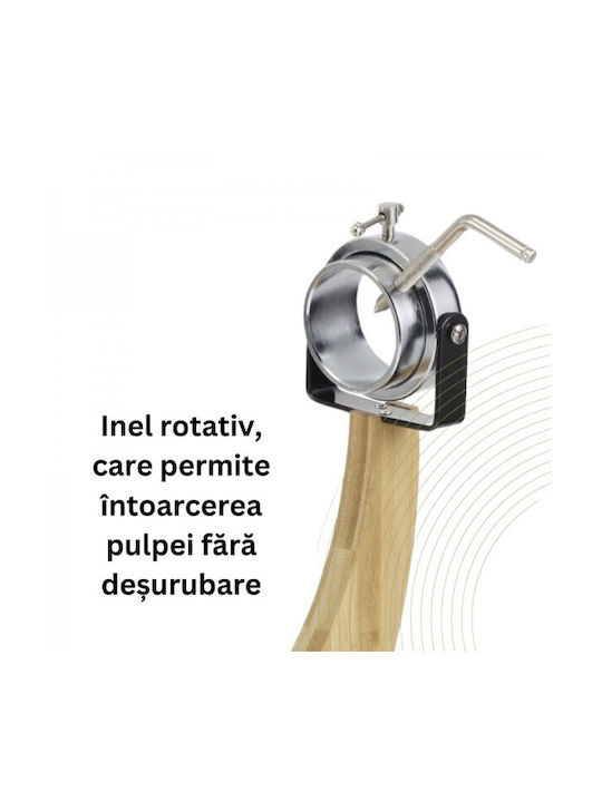 Quttin Сервираща платка Въртящ се Дърво 48x18x2бр 1бр