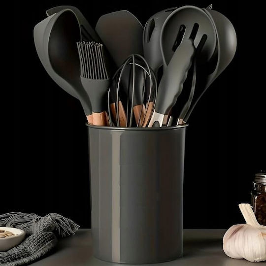 H&S Collection Set de Gătit din Silicon 12buc Bej