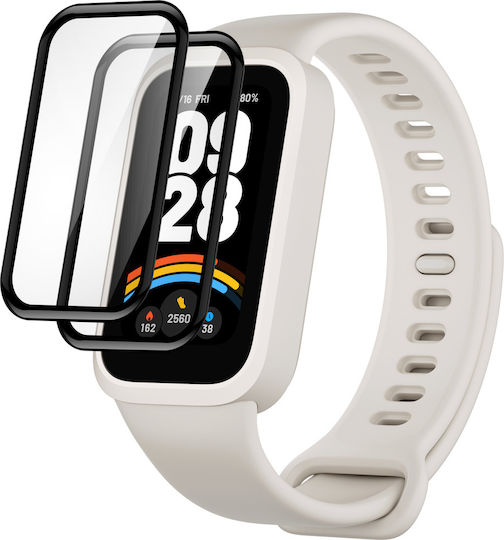 2x Хибридно стъкло Erbord Xiaomi Smart Band 9 Active
