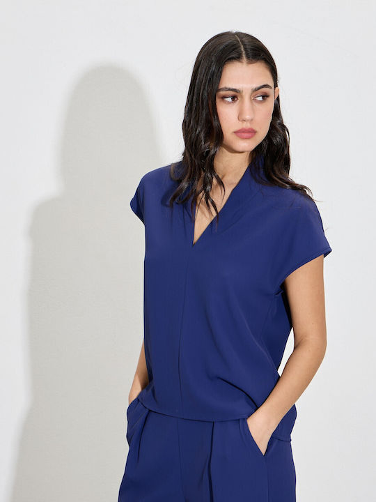 Damen Bluse Kurzärmelig RWA