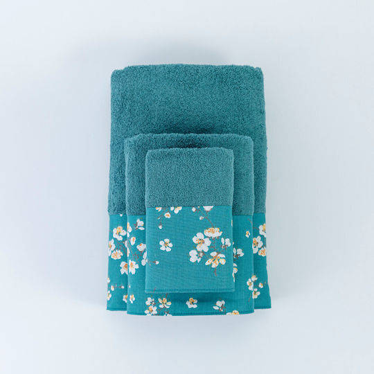 Borea Bath Towel Set 3pcs Jasmine Ecru