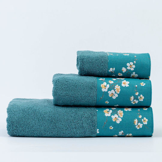 Borea Bath Towel Set 3pcs Jasmine Ecru