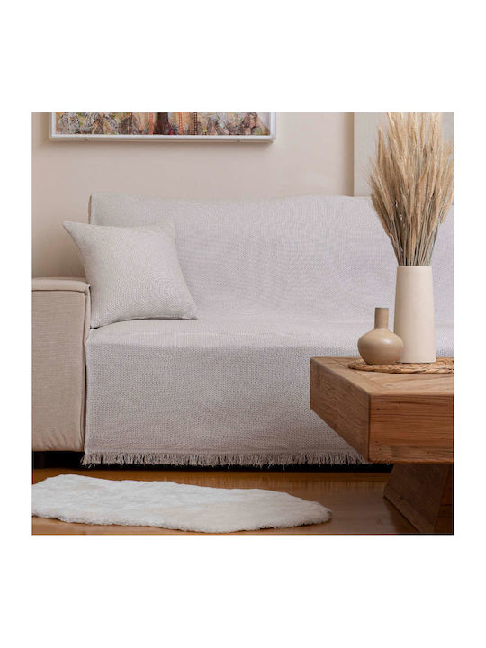 Borea Block Sofa Throw 2 Seater 180x250cm Petrol Blue