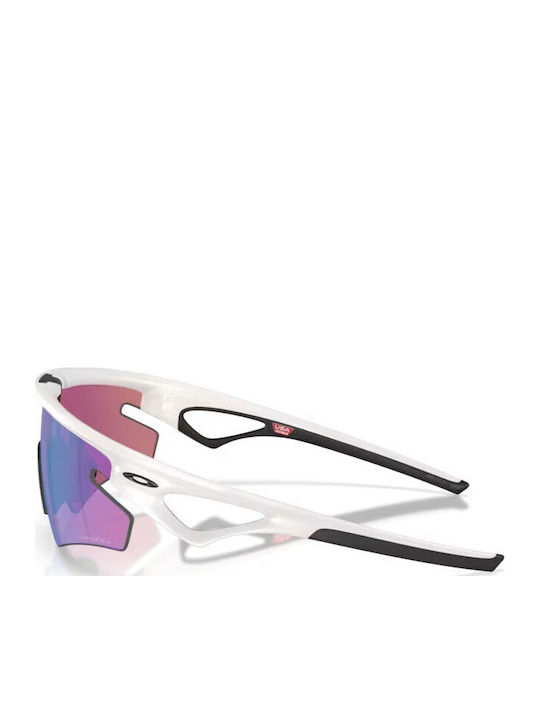 Oakley Sphaera Sunglasses Λευκά with Acetate Frame & Green Lens