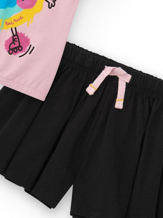 Παιδικό Σετ με Σορτς Καλοκαιρινό 2τμχ Pink