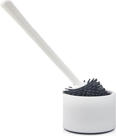 Femmit Modern Bathroom Toilet Brush Silicone Holder White Femmit Modern Bathroom Toilet Brush Silicone Holder White