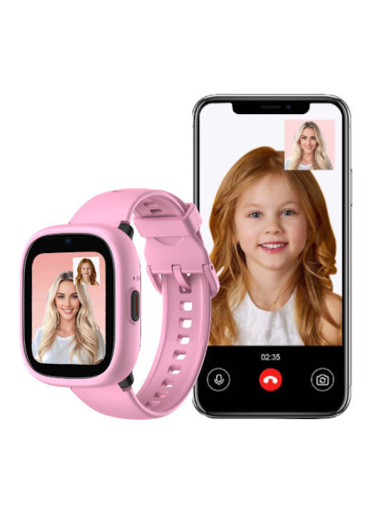 Kiddoboo Kids Smartwatch WatchMe 4G K3 Gen2 with Camera Pink/Purple