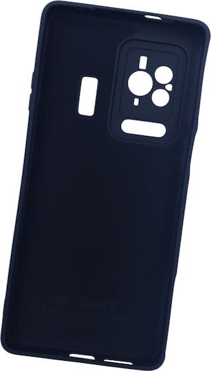 Naxius Umschlag Rückseite Silikon 1.8mm Schwarz (Realme 5 Pro)