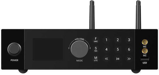 Arylic A100 Integriert Hi-Fi-Verstärker Stereo 100W/4Ω Schwarz