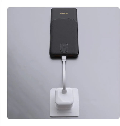 Dudao K10Pro Power Bank 20000mAh 10W mit 2 USB-A Anschlüssen Schwarz