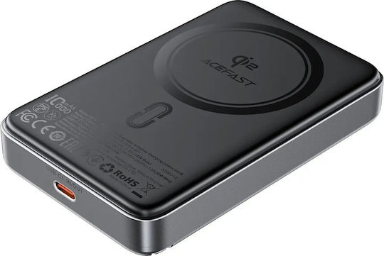 Acefast M11-10000 MagSafe Power Bank 10000mAh 30W με Θύρα USB-C Μαύρο