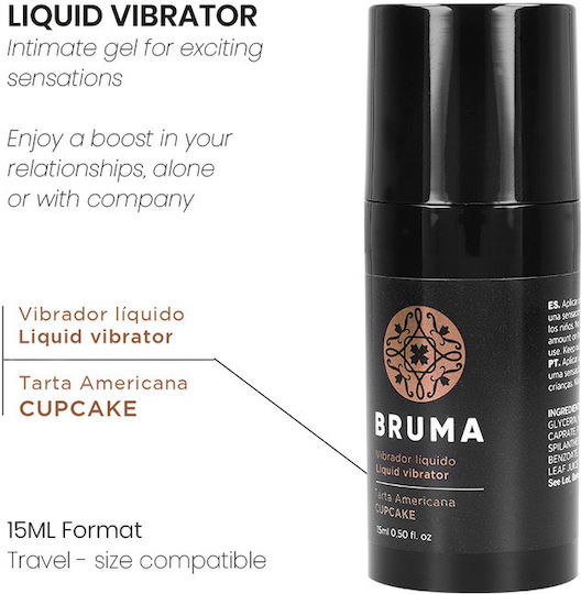 Bruma Vibrator Ultra Sliding με Άρωμα Strawberry 15ml