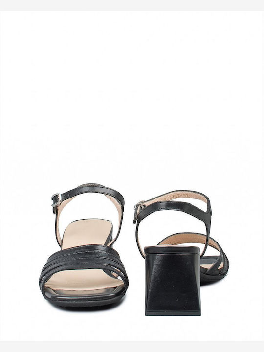 Leather Sandals Black