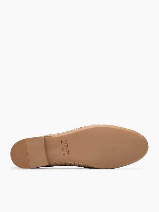 Leder Damen Loafers in Rosa Farbe