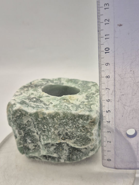 Suport pentru lumânare tealight din Palatul de Cristal Aventurin Verde Brut