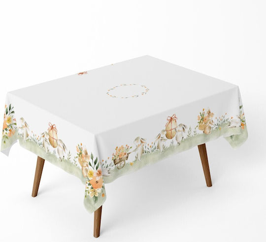 Easter Tablecloth 100% Cotton 140x320cm Club Cotton Londy