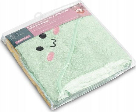 Sensillo Baby Hooded Towel with Hood Mint 100x100cm