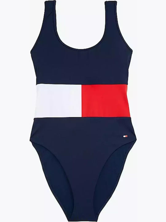 Costum De Baie Întreg Albastru Marin