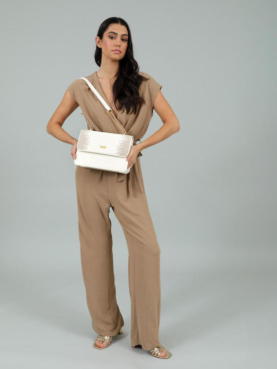 Women's One-piece Suit Beige