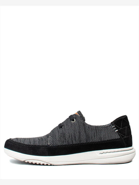 Leder Herren Freizeitschuhe Schwarz