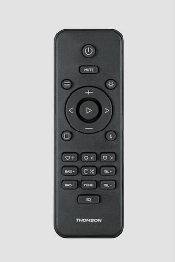 Thomson Ηχοσύστημα 2.0 MIC300IDABBT 60W με CD / Digital Media Player και Bluetooth Καφέ