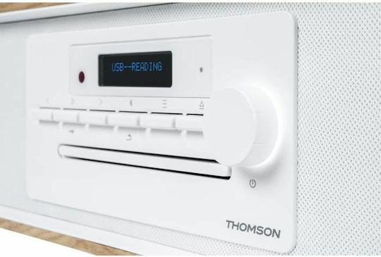 Thomson Ηχοσύστημα 2.0 MIC301IDABBT 60W με CD / Digital Media Player και Bluetooth Καφέ