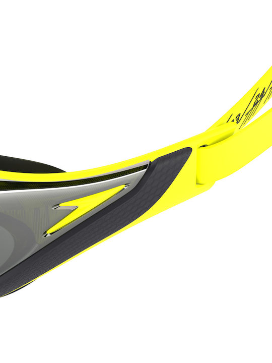 Speedo Fastskin Pure Focus Swimming Goggles Adults Yellow