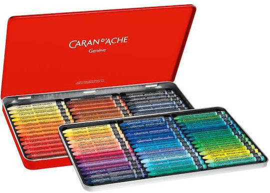 Caran D'ache Set von Buntstiften mit 84 Farben
