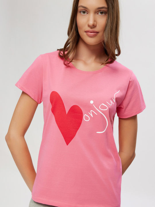 Minerva Summer Women's Pyjama Set Fuchs
