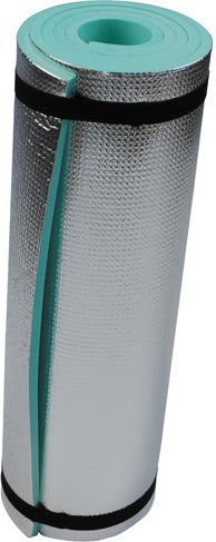Unigreen Foam Single Camping Sleeping Mat Sleeping Mat with Aluminum Foil Coating Green 180x50cm Thickness 1cm in Green color