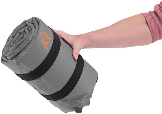 Easy Camp Siesta Αυτοφούσκωτο Μονό Υπόστρωμα Camping 183x51cm Πάχους 1.5cm Γκρι
