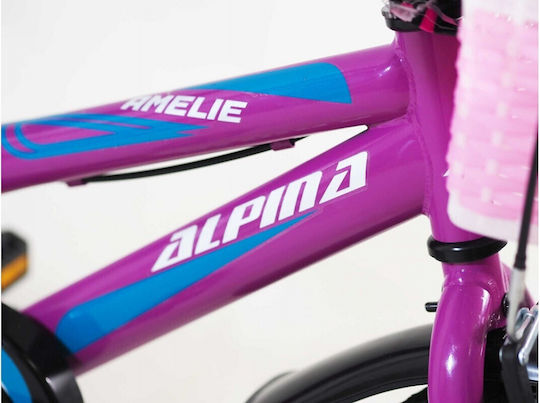 Alpina Amelie 12" Παιδικό Ποδήλατo BMX Μωβ