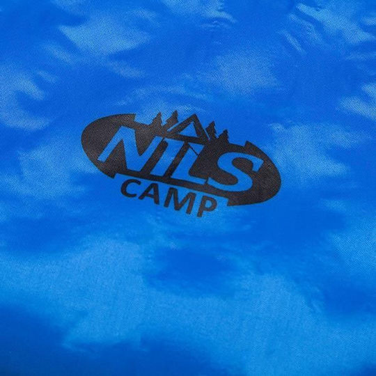 Nils Self-Inflating Single Camping Sleeping Mat 190x63cm Thickness 3.8cm in Blue color