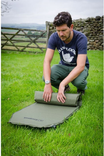 Snugpak Maxi Mat Самонадуване Единично Подложка за къмпинг 183x51см С дебелина 2.5см в Каки цвят