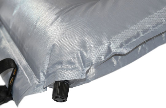 Cattara Midnight Αυτοφούσκωτο Ημίδιπλο Υπόστρωμα Camping 188x66cm Πάχους 6cm Γκρι