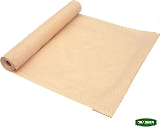 Grasher E-125 Rectangular Shade Net Beige in Roll 1x50m 125gr/m²