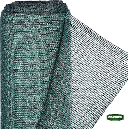 Grasher E125 Rectangular Shade Net Green in Roll 1x50m