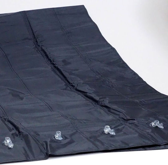 High Peak Tulsa Единично Подложка за къмпинг 183x47см С дебелина 6.5см в Черен цвят