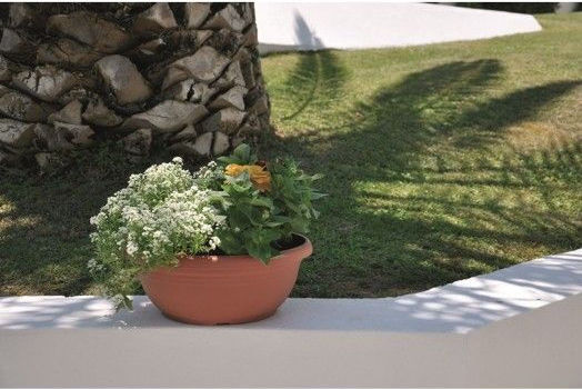 Festone Übertopf Kunststoff Braun 60x60x23εκ.