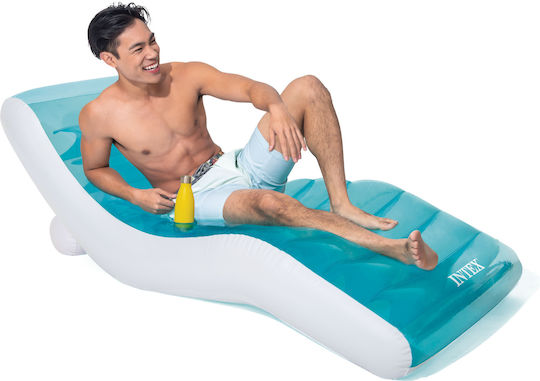 Intex Splash Lounge Inflatable Sea Mattress Turquoise 191x99cm