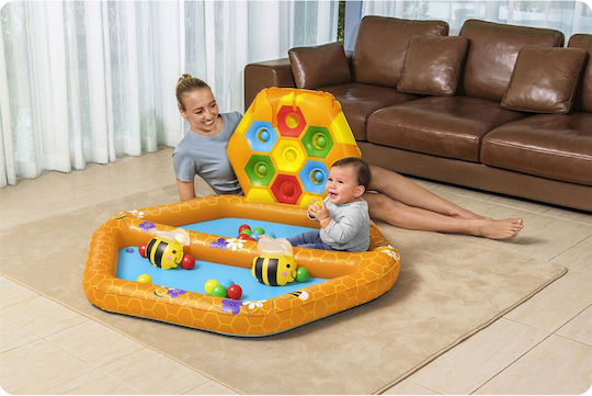 Bestway Φουσκωτό Lil' Beehive Baby Pool & Ball Pit για 2+ Ετών